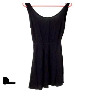 Tie Back Black Forever 21 Dress